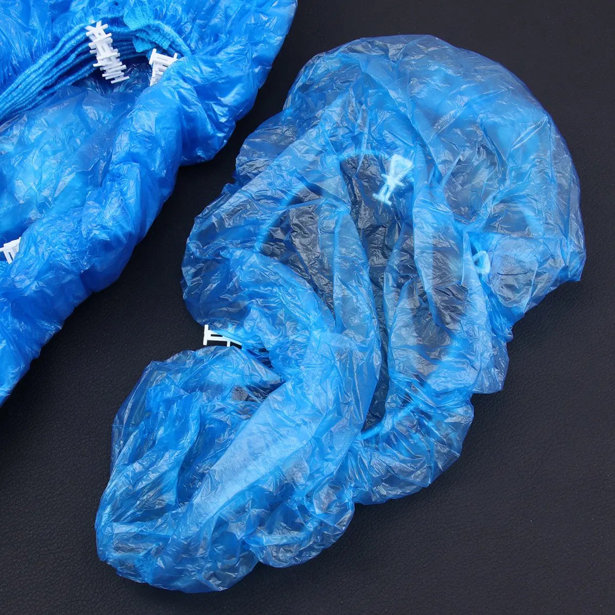 

100Pcs Pe Disposable Shoe Covers Compatible with Automatic Shoe Cover Machine Nonslip Shoes Protector for Home Factory