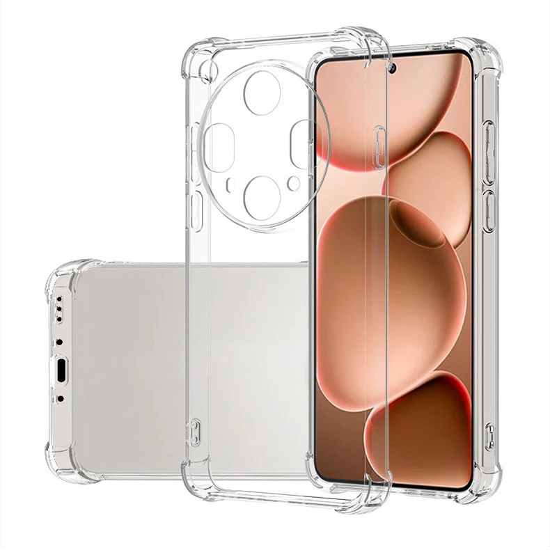 سميكة الغبار كيس الهواء حافظة شفافة ل ممن لهم K13 توربو برو K12X K11 K10S K9S K9 Realme C75 C73 C71 C65 C63 C61 غطاء شفاف