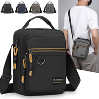 Men Crossbody Shoulder Bag Large Capacity Man Messenger Bags Tote Bag Wear-Resistant Multiple Pockets For Business Men Handbags