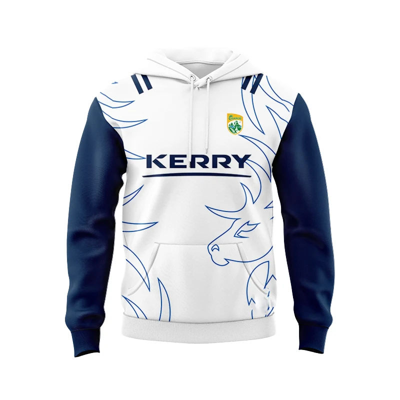 2023 2024 Kerry GAA Away Goalkeeper Jersey WexfordS Rugby Hoodie Sweatshir (Custom name and number )