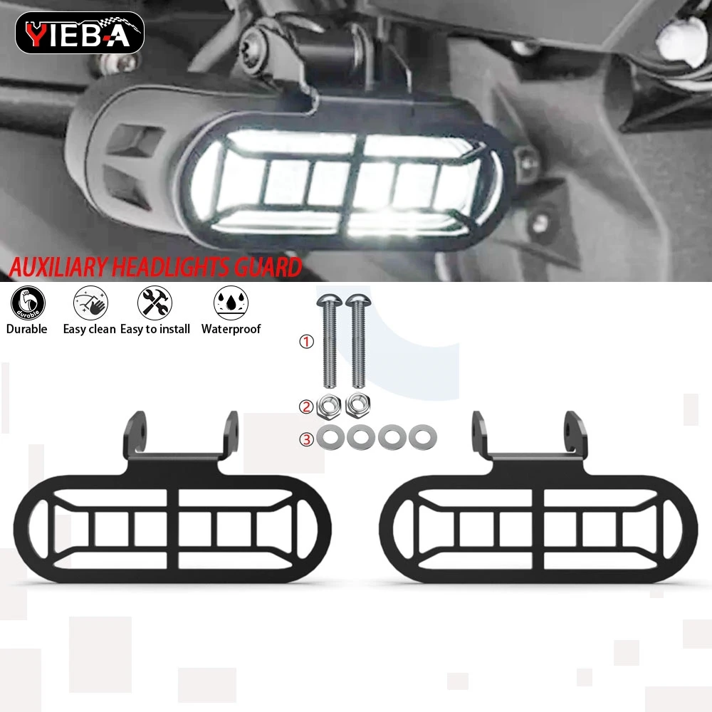 

2026 Auxiliary Headlight Protection Guard For BMW R1300RT R 1300 RT R1300 RT 1300RT Headlight Covers R1300RT Fog lamp Protection