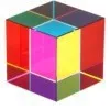 Color Cube Crystal Prism Desktop Toy Decoration Home Ornament Kbxlife Mixed Cube for Learning