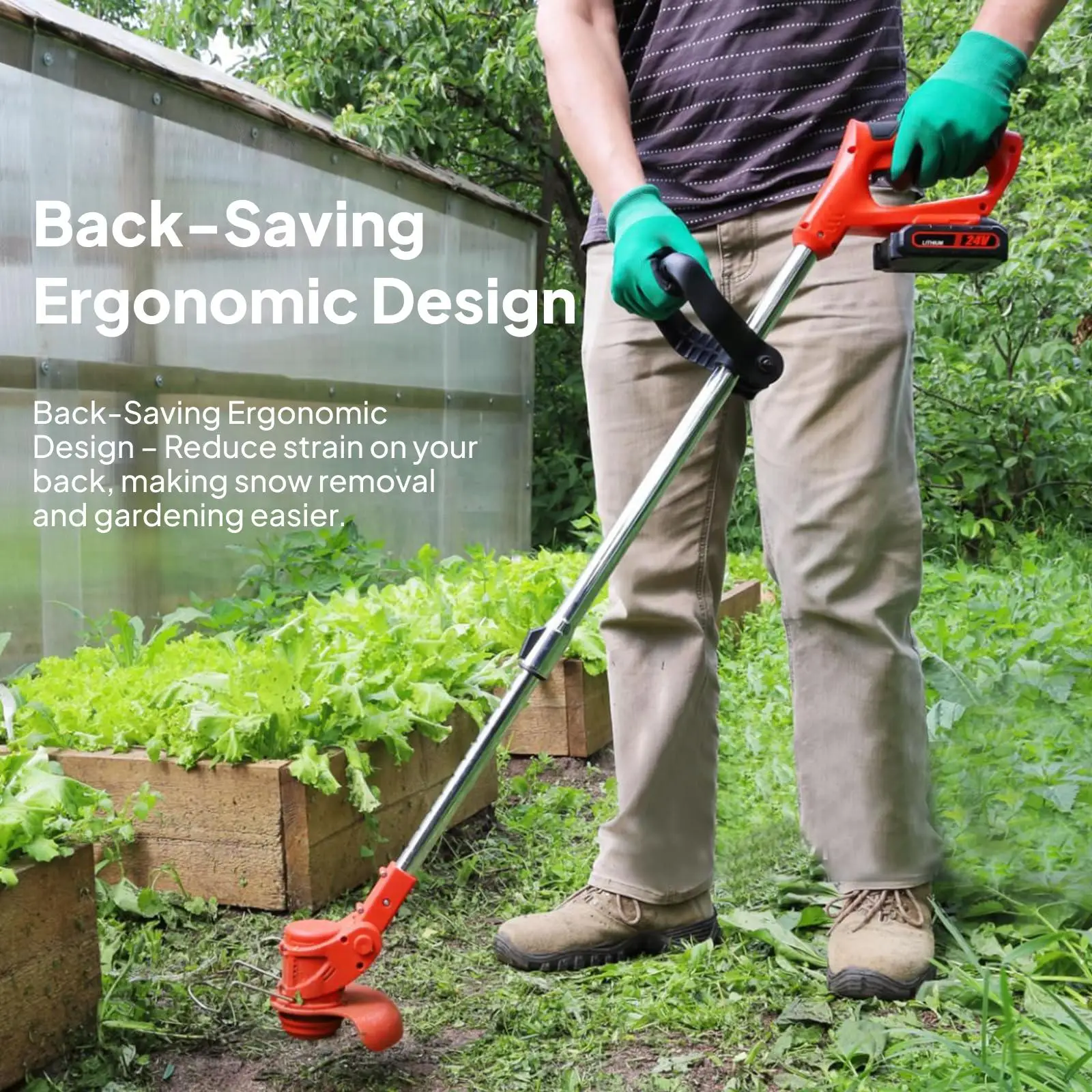 Garden Tool Handle Grip for Shovels Attachment for Lawn Equipment