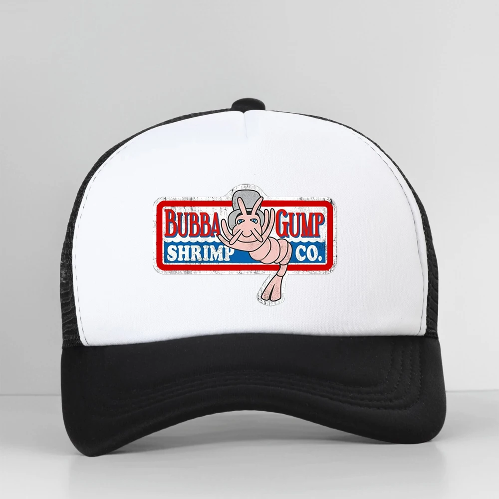 

Bubba Gump Shrimp Co. Forest Gump Print Mesh Breathable Baseball Cap summer cool Trucker Hat