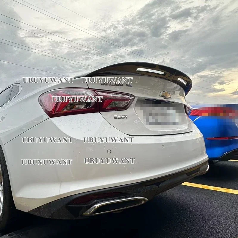 Спойлер для Chevrolet Malibu XL 2016-2023, глянцевое заднее крыло из углеродного волокна/FRP, аксессуары в стиле R, автомобильный спойлер Refitt Спойлер для Chevrolet Malibu XL 2016-2023, глянцевое заднее крыло из углеродного волокна/FRP, аксессуары в стиле R, автомобильный спойлер Refitt