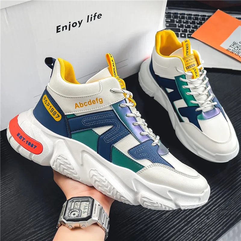 

2022 New Men's Basketball Shoes Breathable Cushioning Non-Slip Wearable Sports Shoes Gym Training Athletic Basketball Sneakers