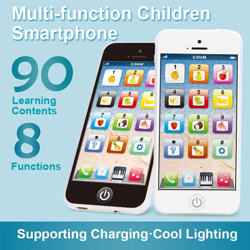 Educational Early Education Multi-Functional Learning Machine English Charging Education Mobile Phone Children's Toys