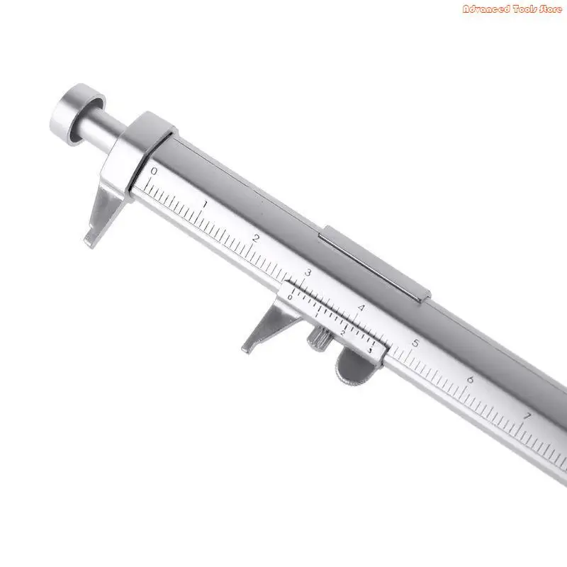 Inks Pen Roller Ballpoint Plastic Pen Verniers Calipers Rulers Ball-Point Pen Protable Measuring Tool W91B