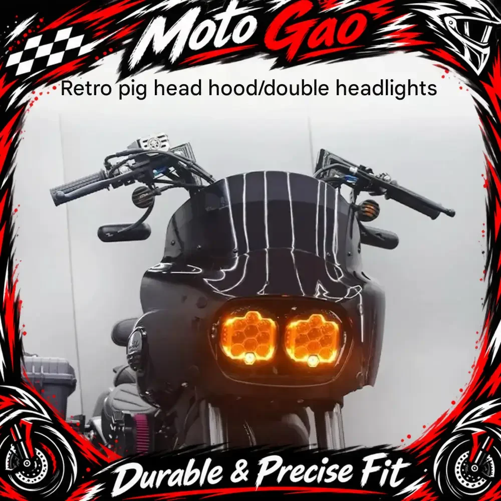 【Precise Fit】For VOGE CU625 voge 625cu motorcycle modified DS style pig head cover double headlights front windshield