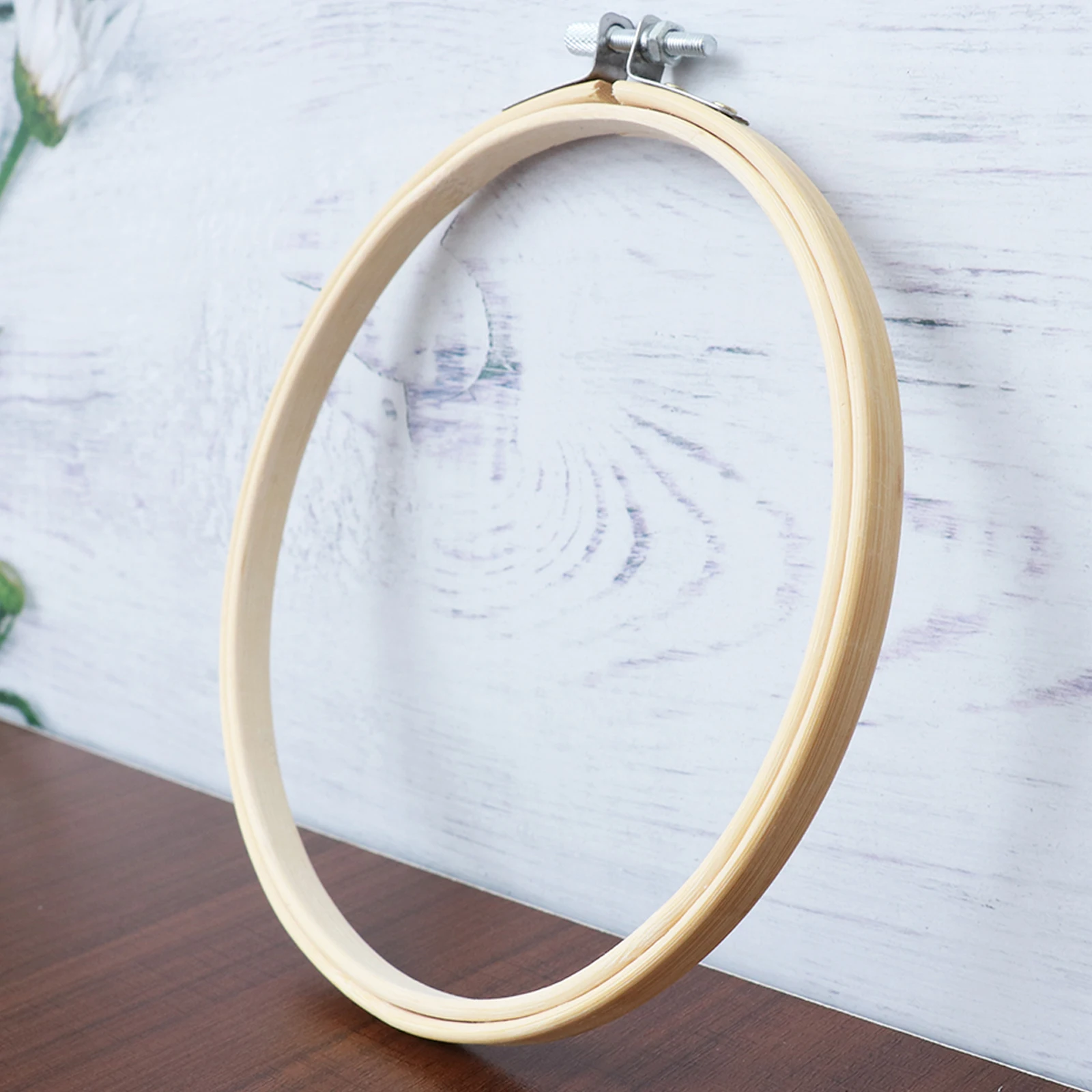

1pc 40Cm Bamboo Embroidery Hoop Frame Kit Diy Sewing Tool For Cross Stitch Wall Decoration Craft Lover Starter Ring