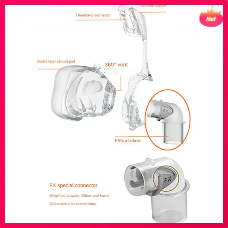 

Сменный локтевой разъем ABYP 3X для Resmed Mirage FX, локоть Mirage FX для носовой защиты Mirage FX