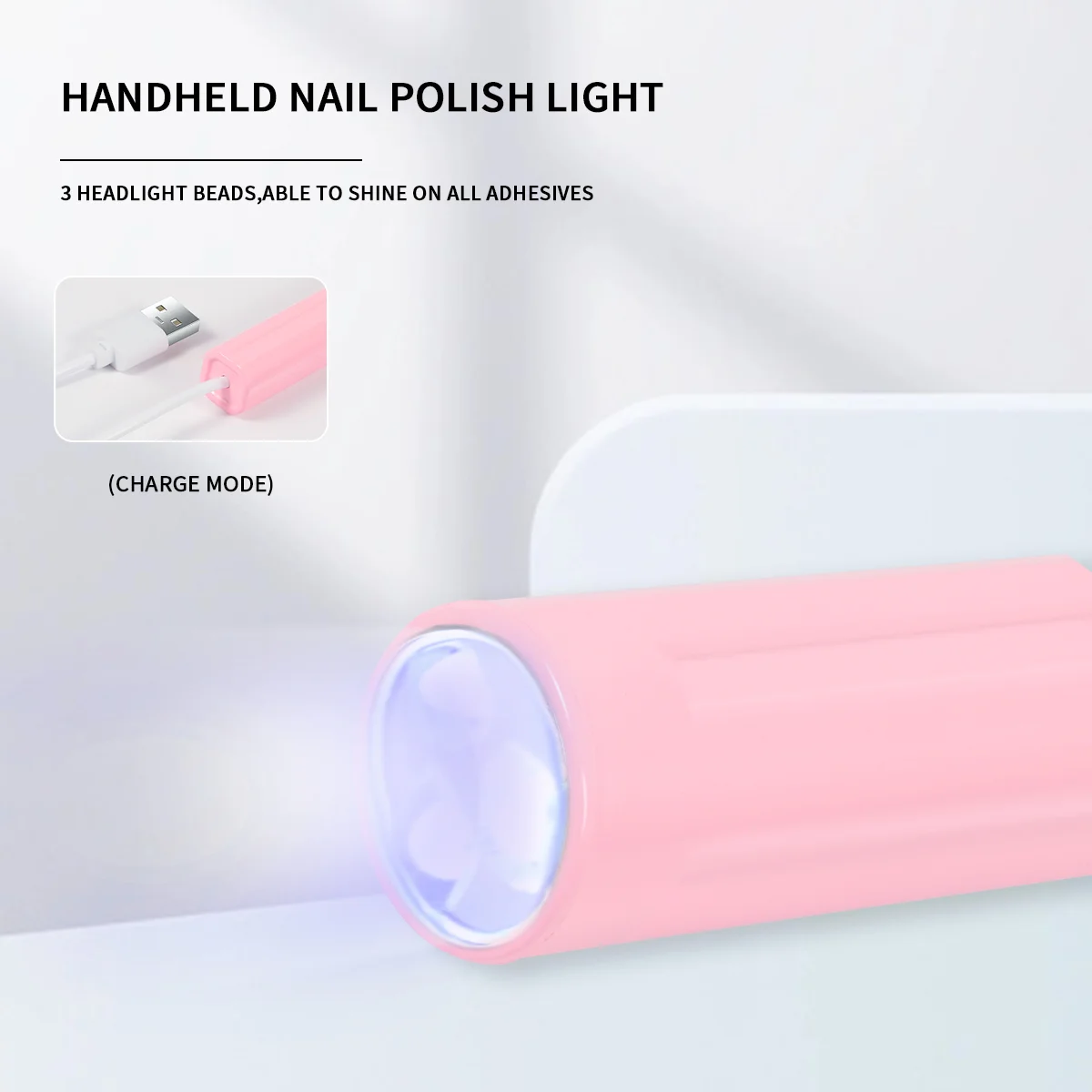 Portable Handheld Mini Nail Lamp For All Gel Polish Quick Dry USB Nail Dryer Machine UV LED Nail Lamp Mini Flashlight Pen