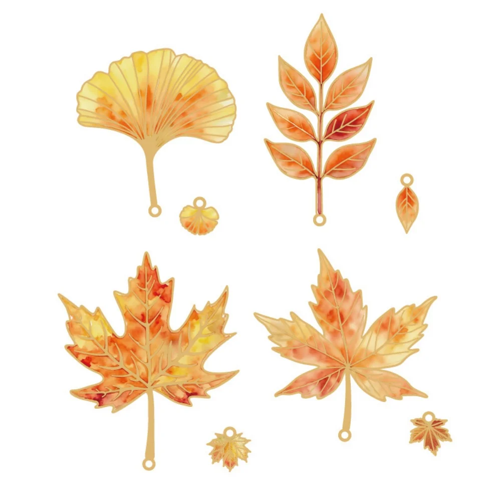 

Винтажная металлическая закладка в виде листа, дубовый клен, закладки в виде листьев гинкго с металлической цепочкой, кулон, инструмент для чтения студентов для любителей книг, друга