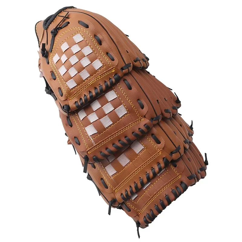 Outdoor Sports Two Colors Baseball Glove Softball Practice Equipment Size 9.5/10.5/11.5/12.5 Left Hand for Adult Man Woman Train