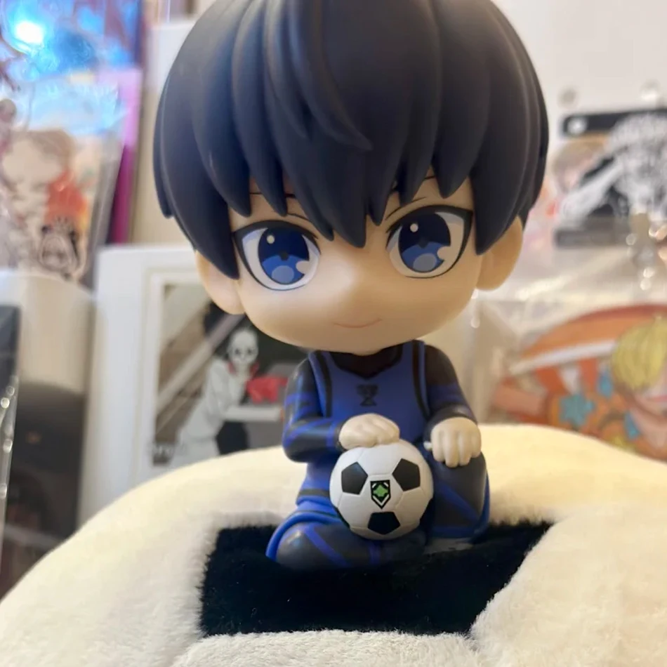 Figurines d'action BLUE LOCK Isagi Yoichi Nagi Seishiro, Figurine de dessin animé Version Q, modèle à collectionner en PVC, poupée pour enfants, jouets cadeaux