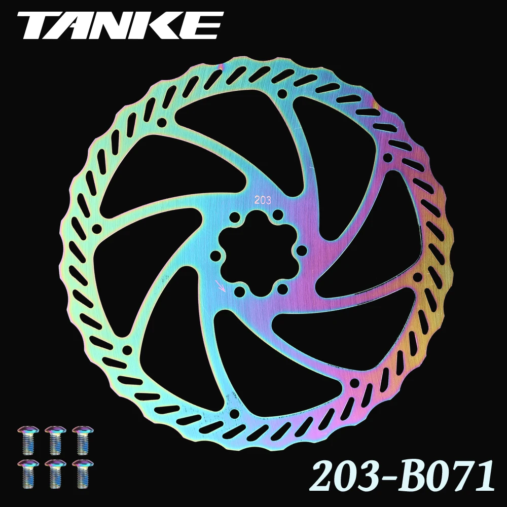 TANKE Fahrrad Scheibenbremse 140 160 180 203 Rotoren mit Schrauben hydraulische Bremse Straße Mountainbike MTB Öl Slick Rotor Fahrradteile