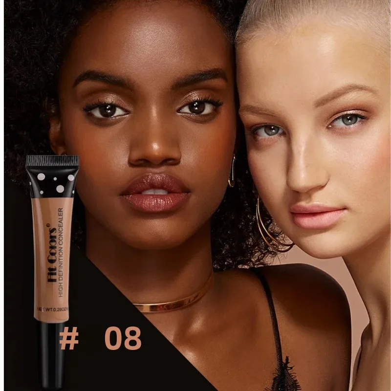 FIT COLORS Concealer, wasserfest, unsichtbare Poren, gleichmäßiger Hautton, langanhaltend, feuchtigkeitsspendend, deckt Augenringe ab, flüssige Grundierung