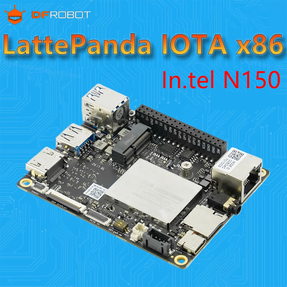 

LattePanda IOTA Palm-sized x86 Single Board Computer I.ntel N150 8GB/16GBRAM 64GB/128GB eMMC New