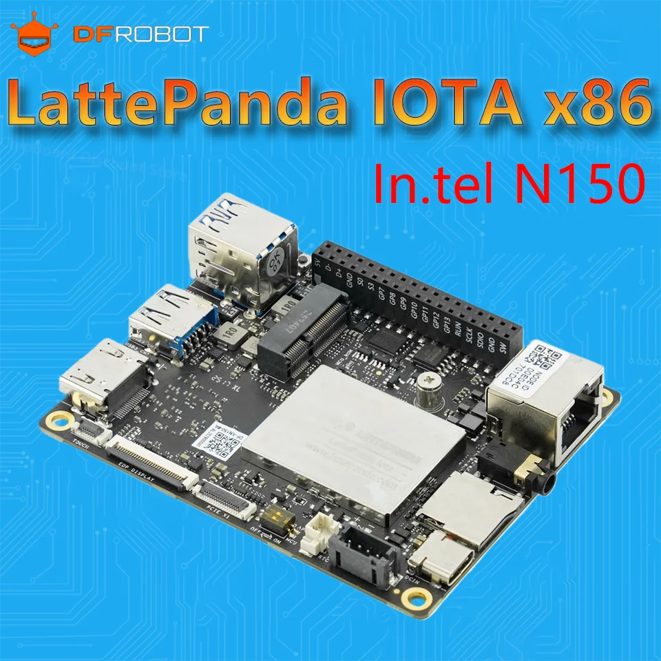 LattePanda IOTA x86 SBC Intel N150 8GB/16GB RAM 64GB/128GB eMMC