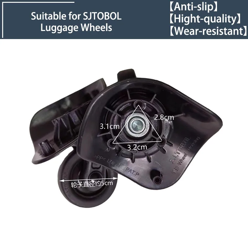 

2/4 Wheels Universal Wheels for SJTOBOL T10 Swivel Wheels Luggage Accessories Replacement Trolley Parts for Suitcase