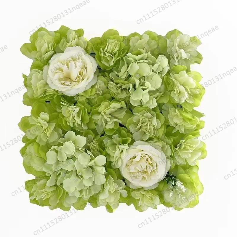 Framed Tropical Style Floating Large Outdoor Photo Booth Decorated with Silk and Floral Red Rose Flower Walls