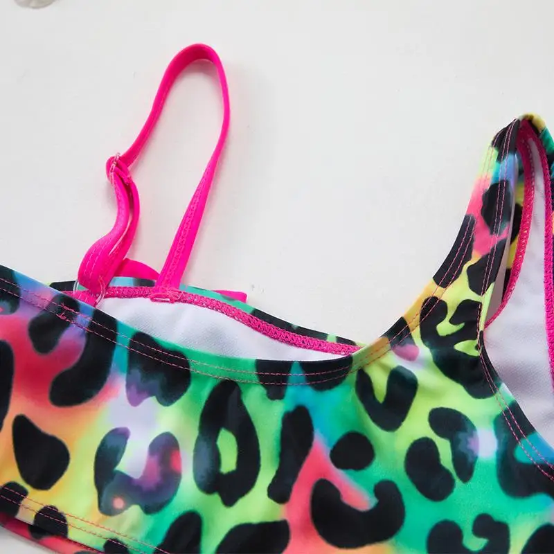 Descendants Gilrs Bow Bikini Set Trendy Two-Piece Swimsuits for Summer Stylish Beachwear Pool Fashion Bathing Suits