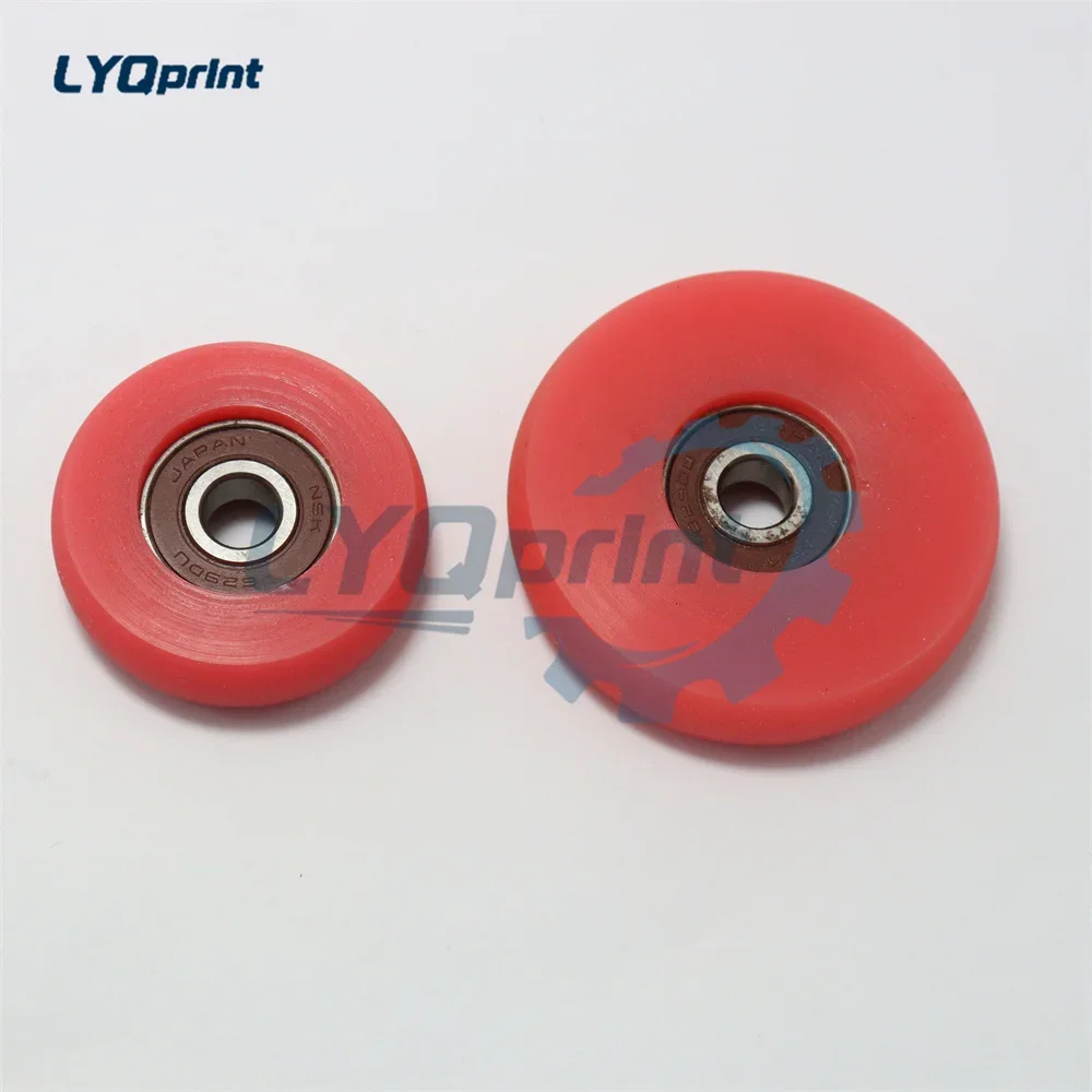 

2 шт., качественная офсетная печатная машина Man Roland 200 600 700, прижимной ролик для бумаги, антистатический резиновый прижимной ролик OB 021C050013