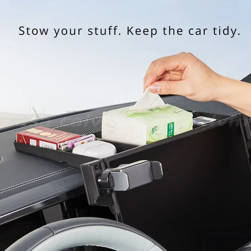 

Car Navigation Cell Phone Holder Holder Center Screen Rear Storage Box For BYD Leopard 5 Interior Refit Accessories