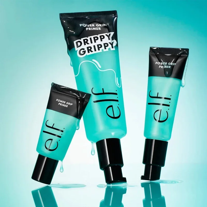 Gel Primer Elf Power Grip Iluminador Hidratante com Ácido Hialurônico para Maquiagem Natural de Longa Duração