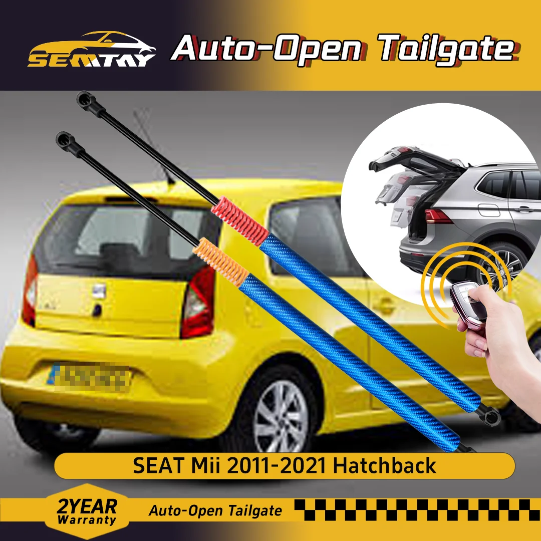 SEMTAY Automatic Lifting Trunk Struts with Spring for Mii 2011-2021 Hatchback SEAT Mii  Rear Tailgate Boot Lift Supports