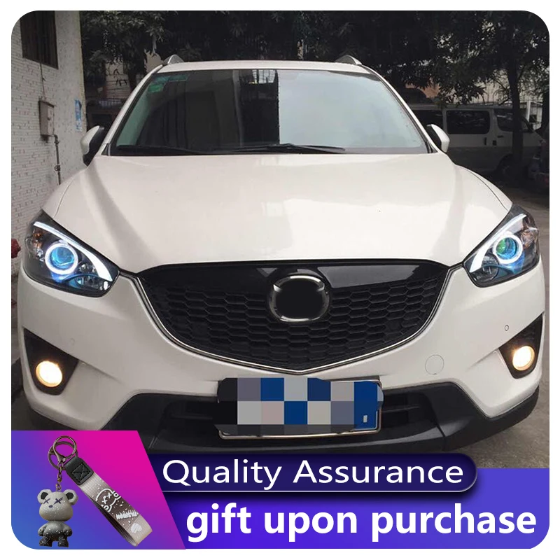 Headlight Styling FOR Mazda CX-5 CX5 2013-2016 Front Projector Lens DRL Head Lamp LED Bulb Car Stuff Auto Tools Mobile Accessory