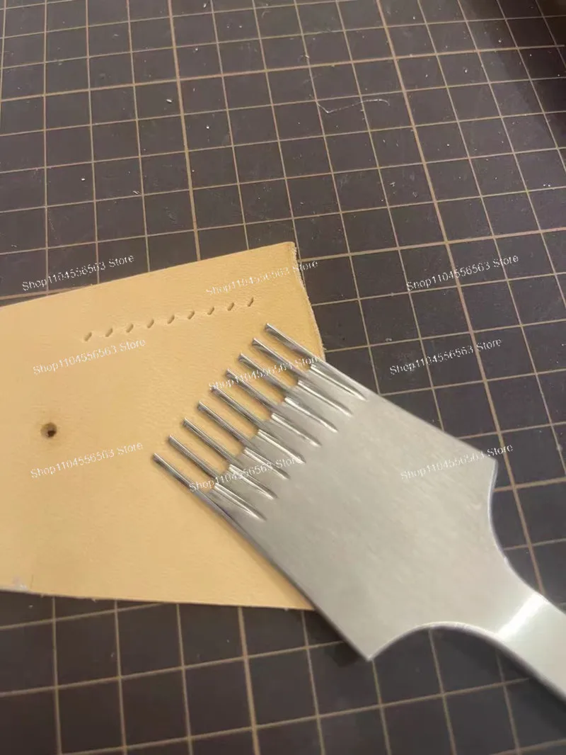 Sandblasted Hollow Handmade Leather DIY Six-Sided Cutting Set