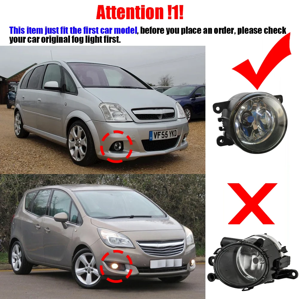 1 Pair 30W 8000LM Car LED Lens Fog Light Angel Eye DRL Daylight H11 For Vauxhall Opel Meriva A OPC VXR 2006 2007 2008 2009 2010 - view 2