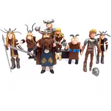 8Pcs/set Disney Cartoon How To Train Your Dragon Figurine Pvc Anime GK Model Doll Birthday Gift For Children Fashion Doll Toy