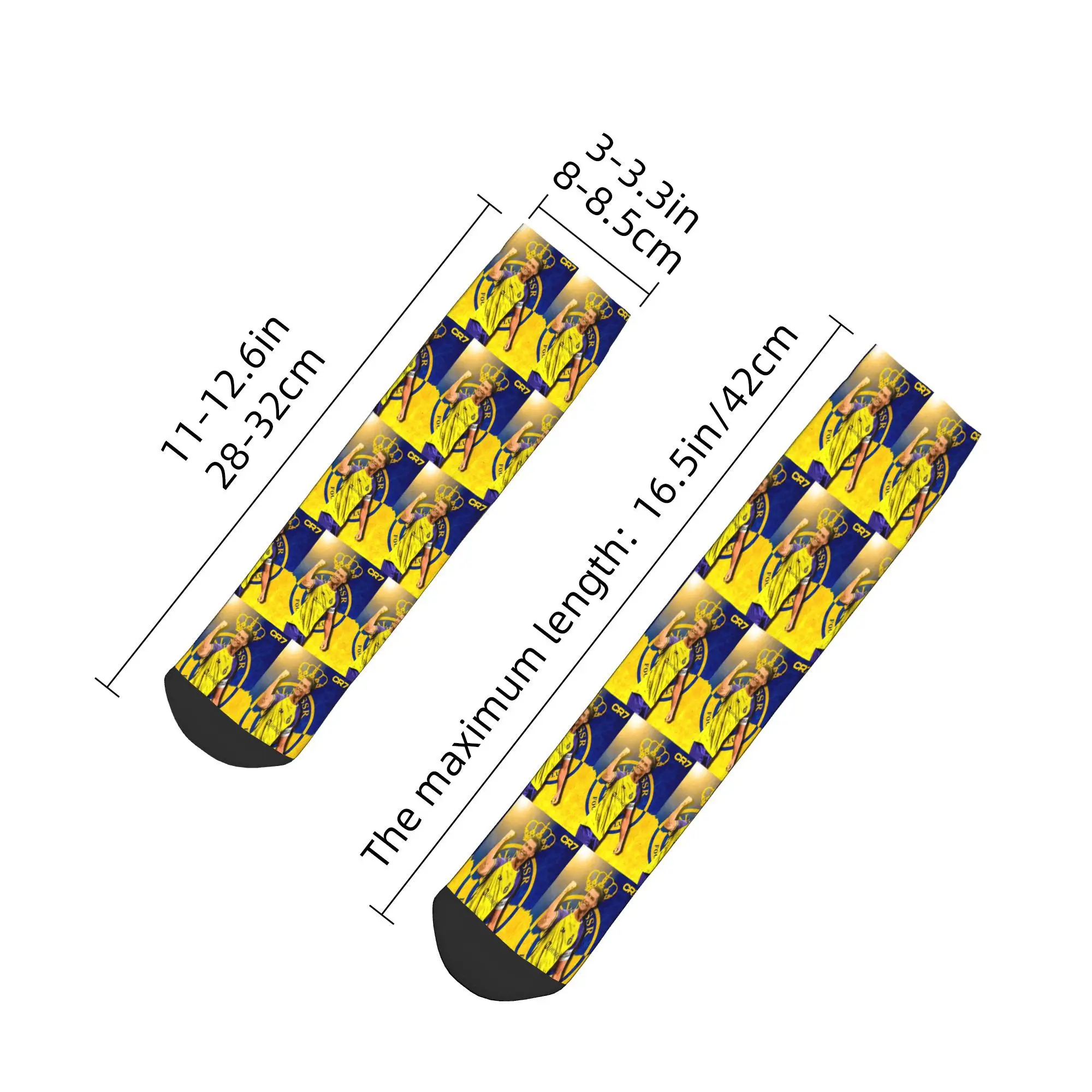 جميع المواسم CR7 آل النسر الجوارب Harajuku امتصاص العرق طاقم الجوارب جوارب الموضة للرجال النساء هدايا عيد الميلاد #2