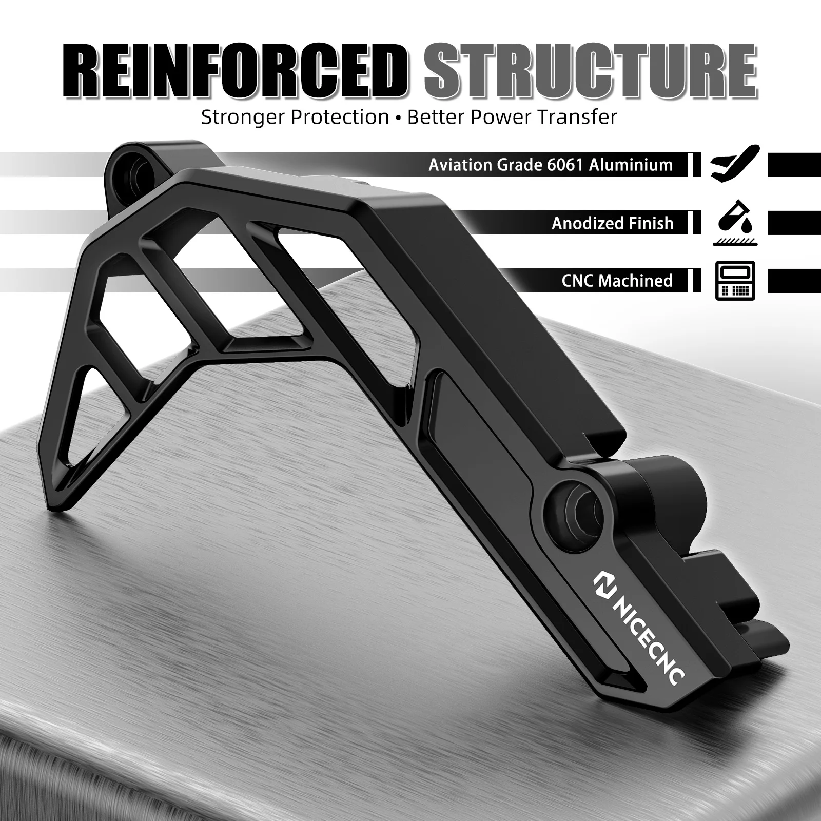 (EU-Lager) NICECNC Für KTM 690 Enduro R 690 SMC R 2009-2025 Kettenschutz für Husqvarna 701 Enduro GasGas 700 – Detail 3