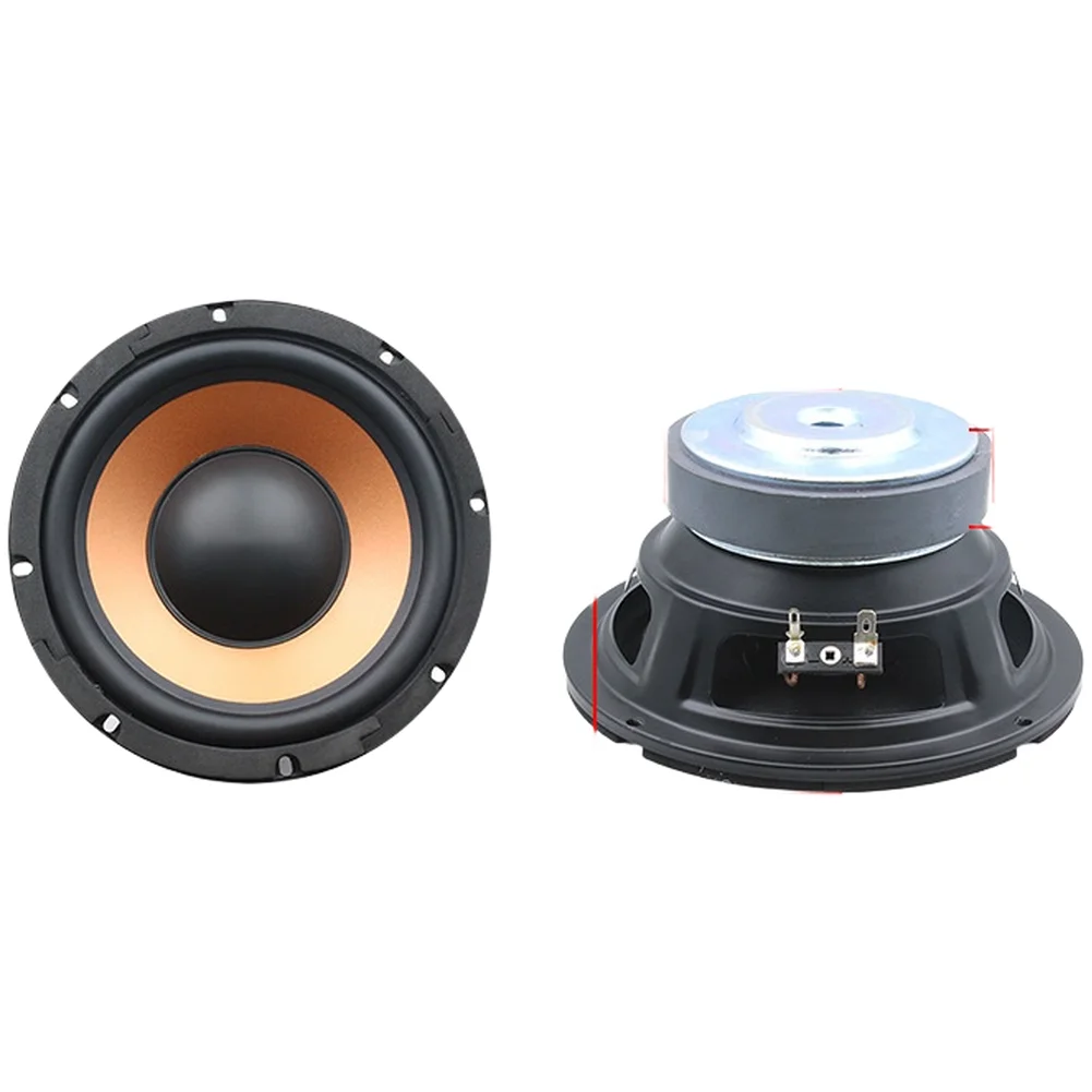 For Movie Watching Orange Auto Woofer Deep Bass Performance For Audio Audio Audio Driver High Universality Fitment