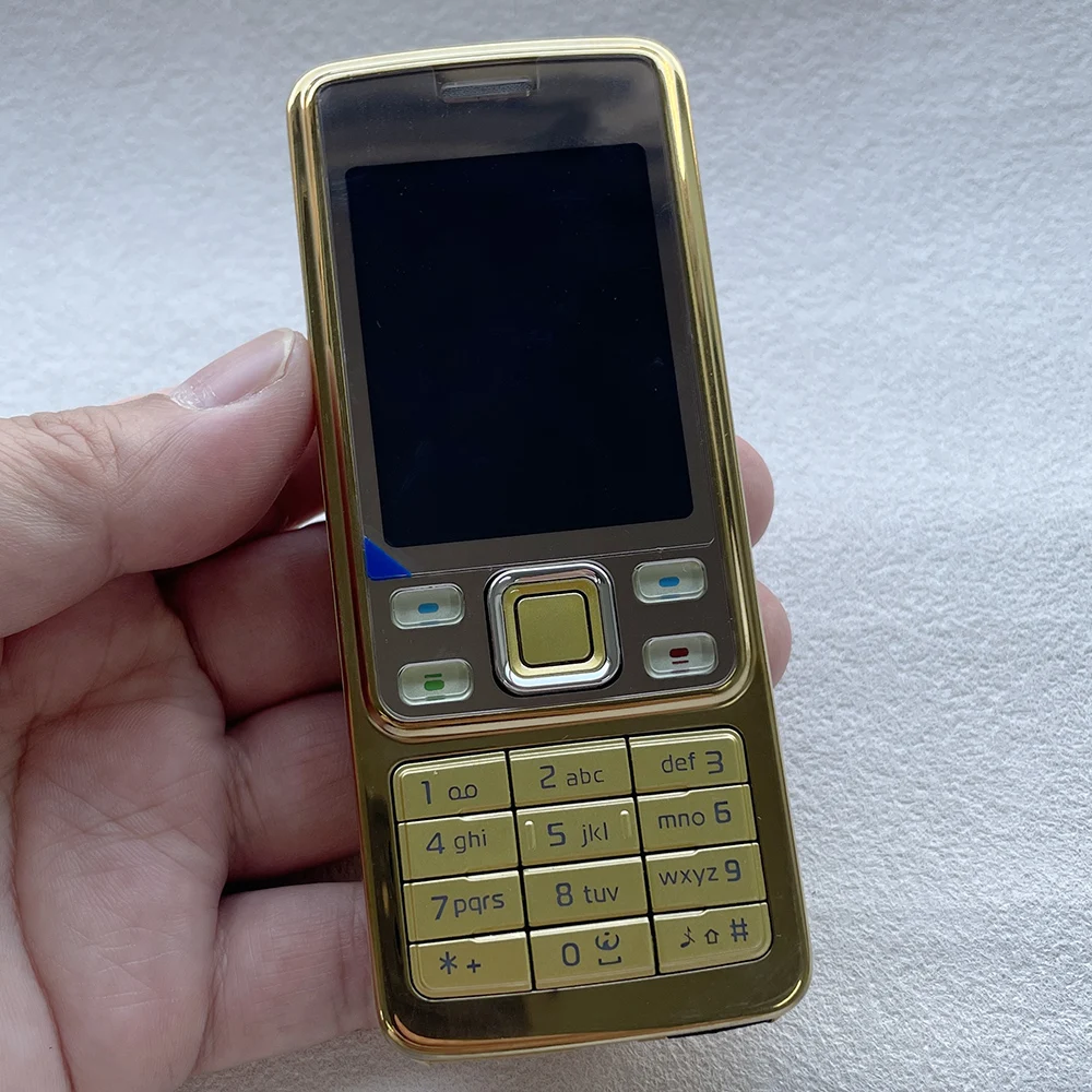 Original 6300 Unlocked Mobile Cell Phone 2G GSM 900/1800/1900 English/Russian/Arabic Keyboard Bluetooth Cellphone