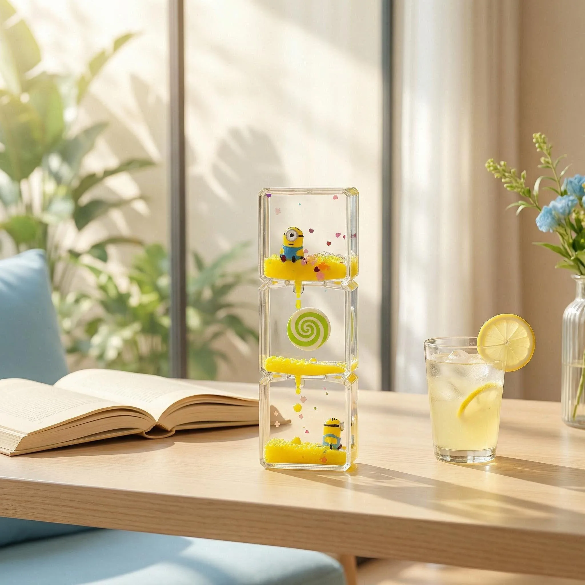 

Креативный настольный декоративный таймер-песочные часы с масляными каплями, антистресс, подарок на день рождения для детей, мягкая милая целебная дизайнерская игрушка