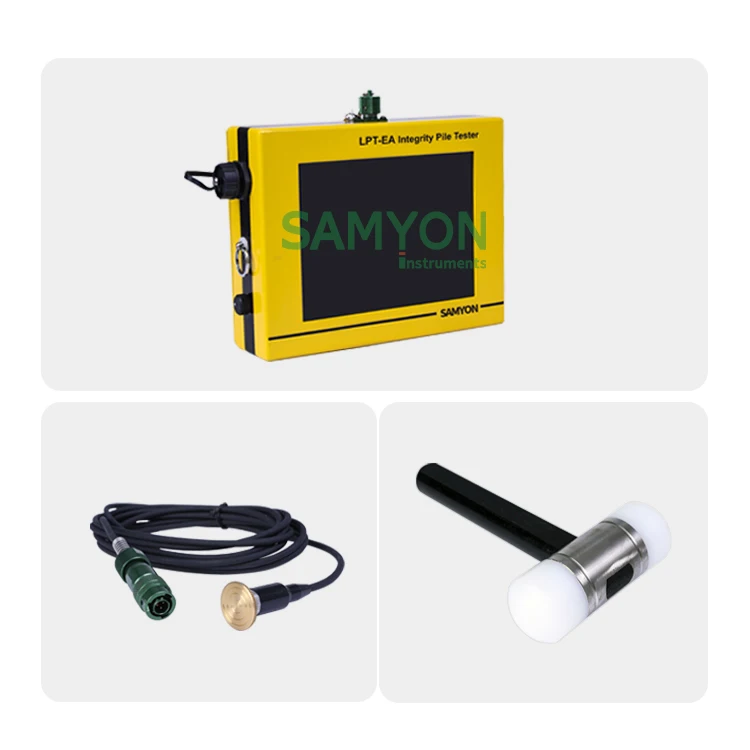 Pile Structural Integrity for Equipment High Accuracy Calibration Low Strain Impact Method ASTM D5882 1 Year Warranty