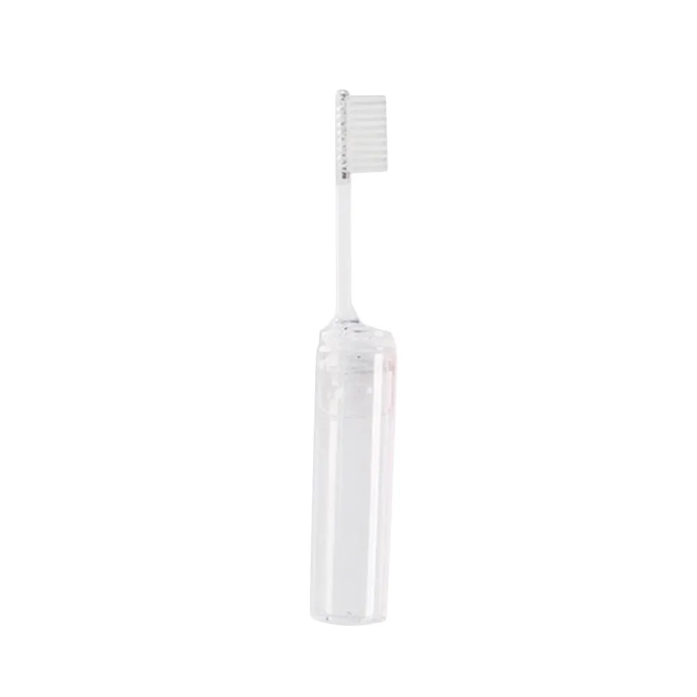 

1Pcs Travel Foldable Disposable Toothbrush Portable Mini Size Lightweight Brush for Camping Hiking Personal Care