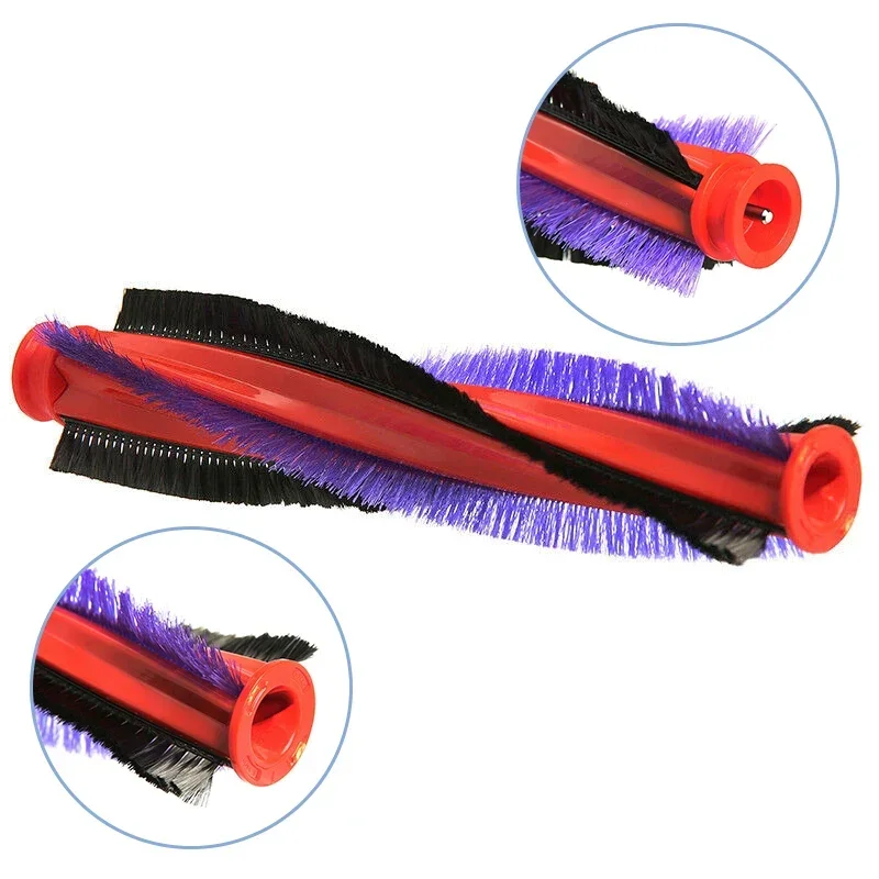 1Pc 225mm Roller Brush For Dyson V6 SV03 SV07 DC61 DC62 Vacuum Cleaner Household Vacuum Cleaner Replacement Spare Parts