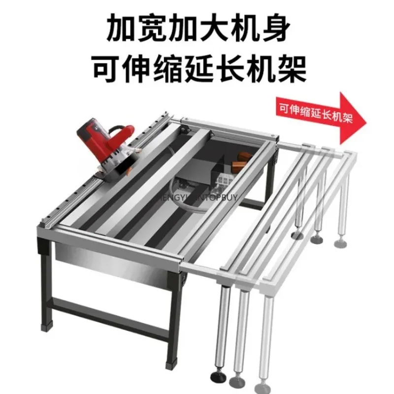 the United States desktop chamfering machine, retractable frame 45 degrees oblique cutting tile cutting machine
