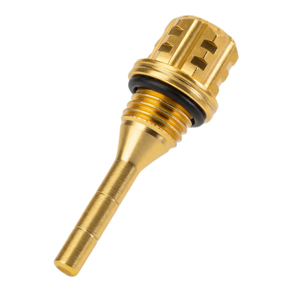 CNC Dipstick Motorcycle Dipstick Non-Deformed Stylish Appearance Wear-Resistant Material Anodized Finish Silver