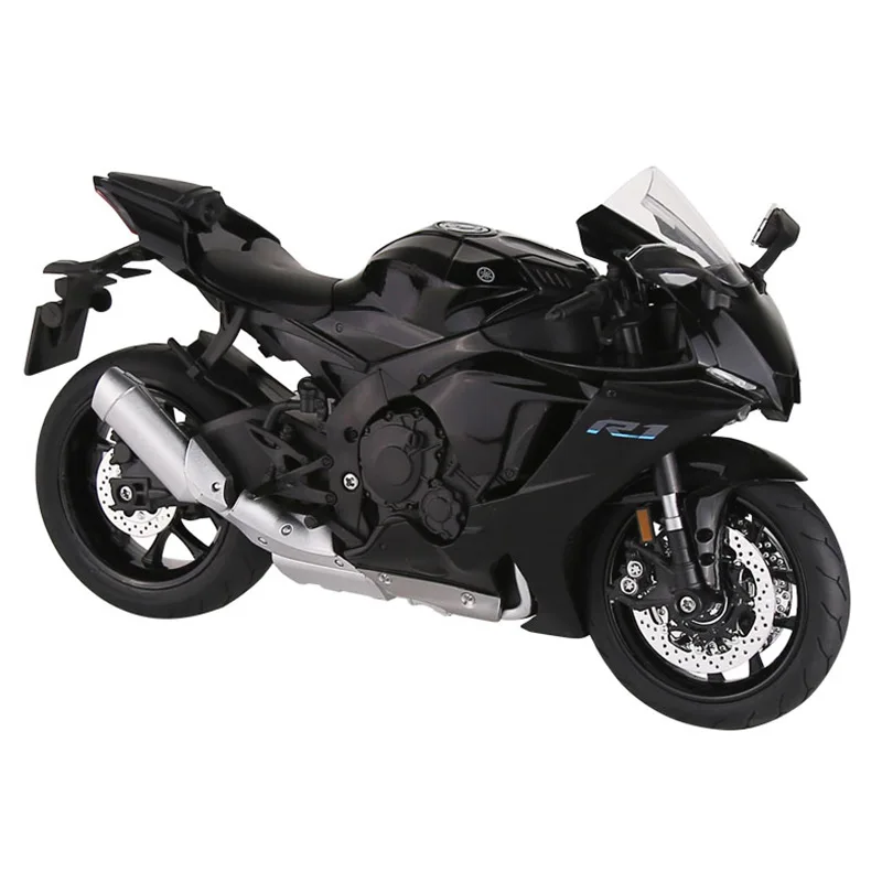 1:9 r1 modelo de motocicleta brinquedo liga diecast modelos de simulação motor ciclo coleção decoração meninos brinquedos presentes
