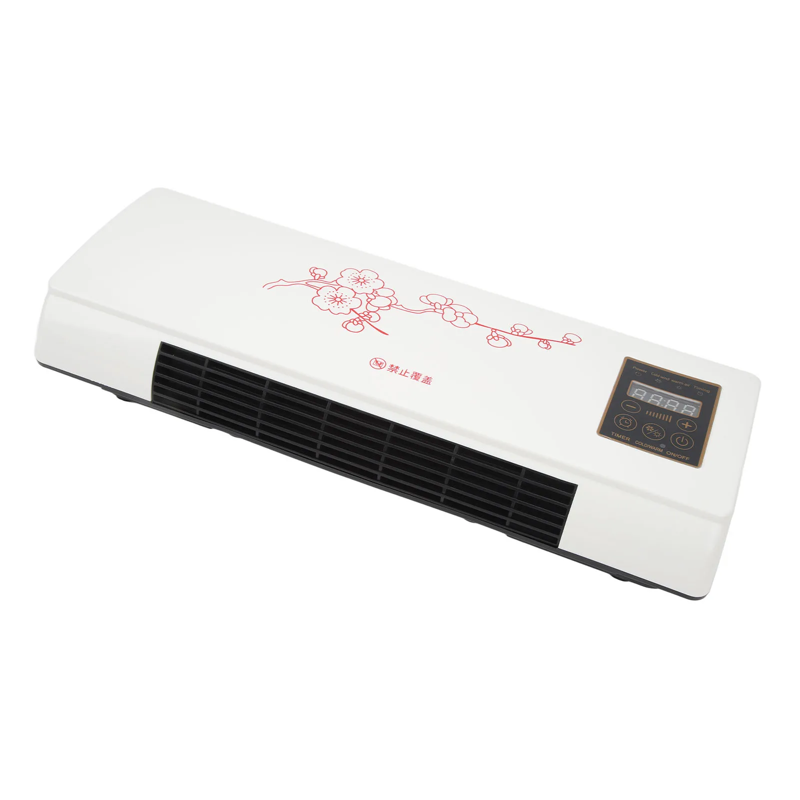 Climatizzatore a parete Riscaldatore a basso rumore con display touch Appendiabiti con telecomando