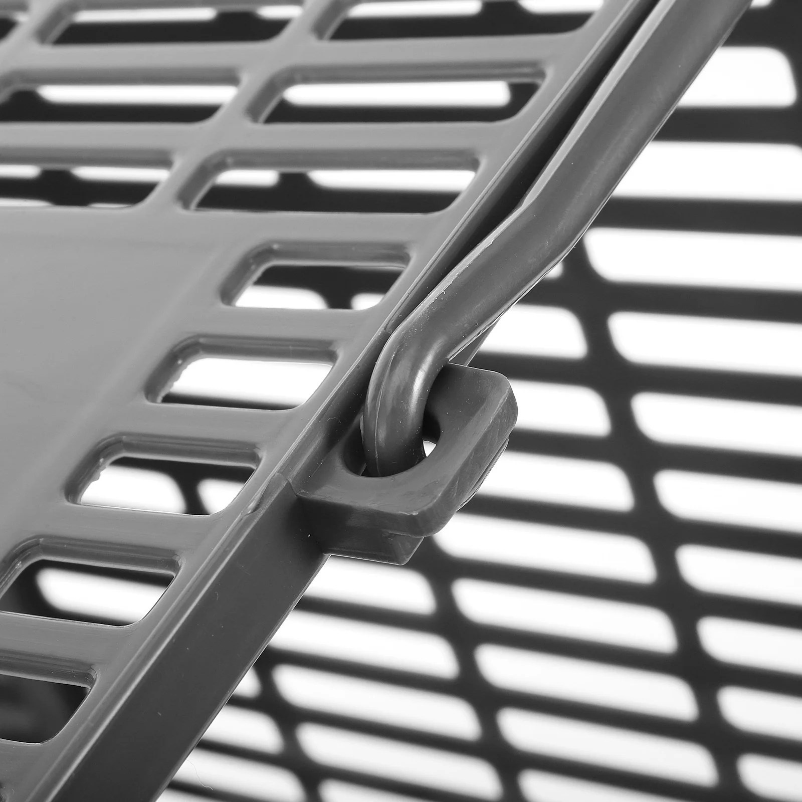 

Thickened Desktop Basket Plastic Storage Organizer Handle Grocery Sundries Container Hollow Small Basket For