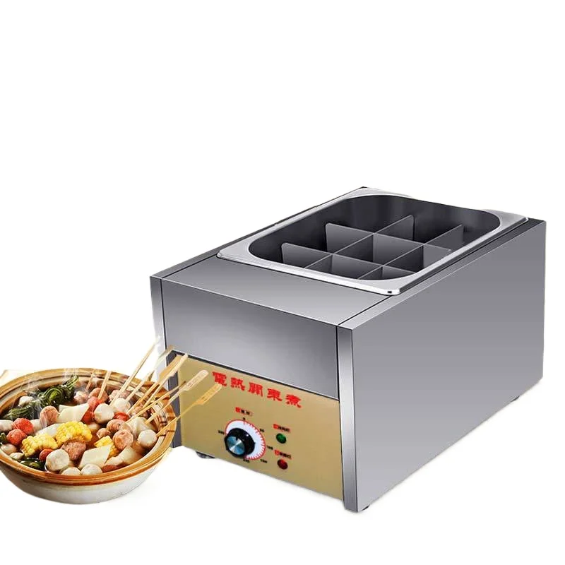 Oden Cooking Machine Commercial Skewers Malatang Skewers Cooking Noodle Pot Fish  Machine Stainless Steel