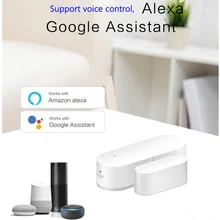 Low Power Reminder APP Control Quick Alarm Graffiti WiFi Smart Door and Window Detector Door Magnetic Light Composite Sensor