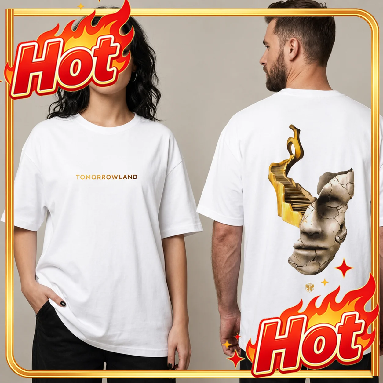 2026 Summer Tomorrowland Consciencia Spirit World of Emotions T-Shirt Cotton Men's Clothing Women's Y2K Round Neck T Shirt Tops